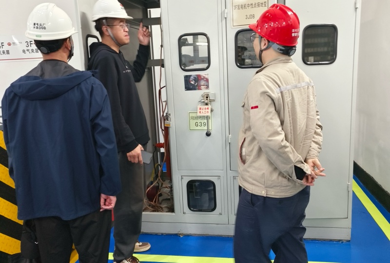 瀑布溝電站中性點(diǎn)接地裝置現(xiàn)場交接